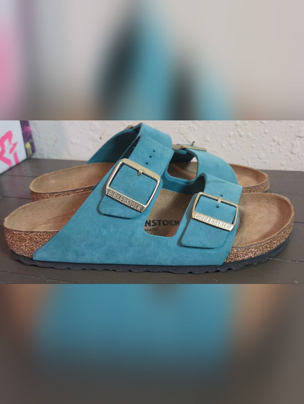 Birkenstock Women's Biscay Bay Arizona Sandals- 40 Narrow